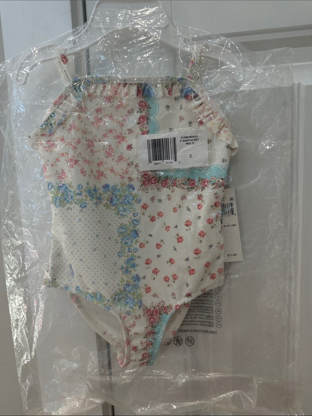 NWT- Polo Ralph Lauren toddler swimsuit size 2T